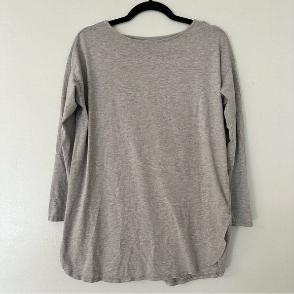 J. Jill Tops - J. Jill Luxe Supima Tunic Shirt Gray Size Small